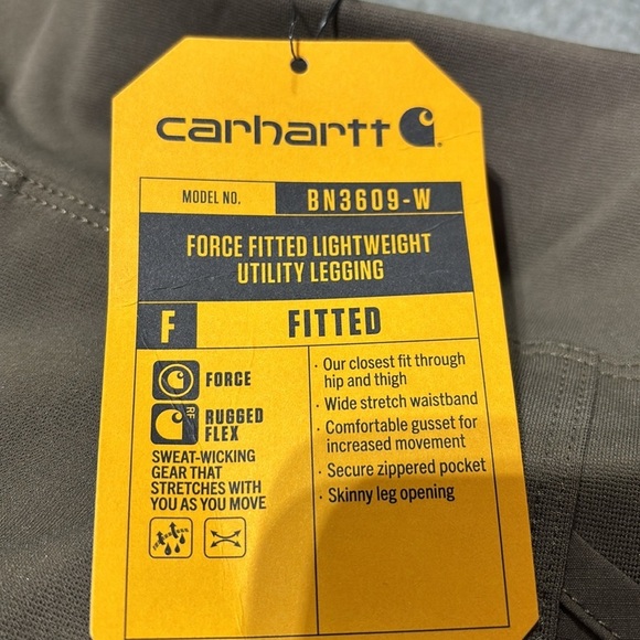 Carhartt Force Fitted lightweight utility/work leggings,rugged flex,sweat wick - Picture 6 of 8